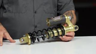 Legend Suspension REVO-ARC Shocks for Harley Dyna's Overview