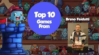 Top 10 Bruno Faidutti Games - with Tom Vasel