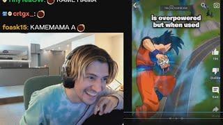 xQc reacts to TikTokers Mispronunciation "Kamehameha"