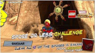 Lego Marvel Superheroes 2: Spore Or Less Challenge - HTG