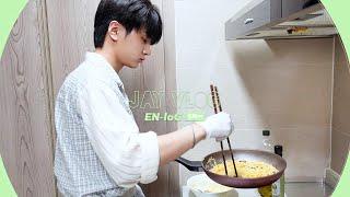 [EN-loG] From unboxing to cooking‍ Chef JJong's filial piety day‍ HAPPY JAY loG‍⬛ - ENHYPEN