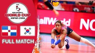 Dominican Republic  Korea - Full Match | Women’s Volleyball World Cup 2019