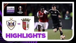 Qarabag v Sporting Braga | Europa League 23/24 | Match Highlights