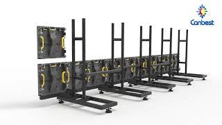 How Does CANBEST RX Series LED Screen Panel Work With Our High-end Supporting Bracket