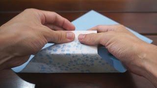 Japanese Gift Wrapping - Origami Tip #6