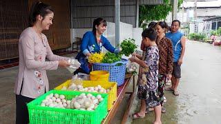 Những Ngày Mưa Bão được Chị Linh Mua 600 Trứng Vịt và Rau Lang Bông Súng Tặng Bà Con ở Xóm | HQ#1334