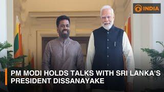 India's PM Modi holds delegation-level talks with Sri Lanka's President Dissanayake