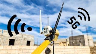 تحويل LNB الى لاقط هوائي wifi 5g قوي جدا في التقاط الاشارات البعيدة