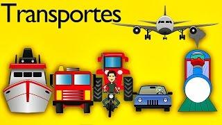 La Canción De Los Transportes para Niños - Canciones Infantiles - Videos Educativos Lunacreciente