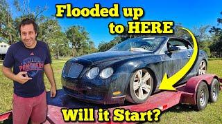 I Bought a Flood Totaled Bentley for $9,000 with a "Really Low Water Line"