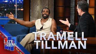 "You Were A Pain In The Ass" - Tramell Tillman On Stephen Colbert's Visit To The "Severance" Set