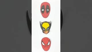 Deadpool X wolverine X spiderman paper diy #deadpool #spiderman #deadpool3