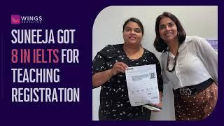 How Suneeja Achieved Band 8 in IELTS: Inspiring Testimonial for Teaching Registration