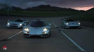 Part 1/3 DK Engineering's comparison of the Unicorns. McLaren F1, Porsche 911 GT1 & Mercedes CLK GTR