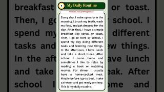 My daily Routine | Improve Your English Skills #29english123