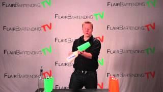 Arm Roll Down to Double Across Body: Flair Bartending TV (Lesson 94)