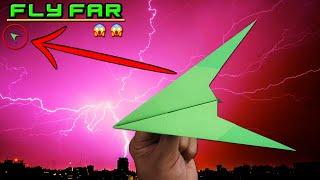 Paper Airplanes (FLY FAR) - How To Fold A Paper Airplane That Flies Far