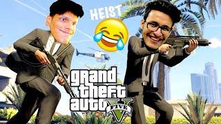 Funniest Bank Heist in GTA 5 with @Mythpat