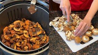 Air Fryer Mushrooms Recipe