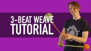 3-Beat Weave Poi Tutorial (Beginner Poi Tricks)