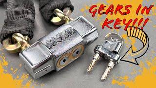 [1613] Picking a Gear-Driven, Double Prong Key