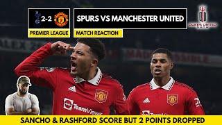 Rashford and Sancho on target as United draw |  Tottenham Hotspur  2-2 Man United