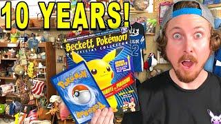 I Found 10 YEAR OLD POKEMON in a FLEA MARKET Near Me and Spent Only $2.00! [opening cards]