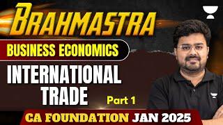 CA Foundation Jan 2025 | Business Economics |International Trade | One Shot-1 | CA Aditya Sharma