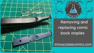 Removing and Replacing Comic Book Staples: Method 1