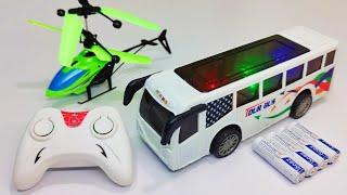 Radio Control Helicopter and Remote Control Bus | helicopter | rc bus | remote control car