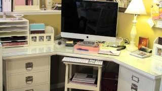 How to organize your Stampin Up desk