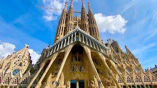 SAGRADA FAMILIA (Barcelona) | Full tour in 4K (exterior + interior)