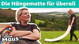 Eine Hängematte ohne Bäume aufhängen  | Lauras Machgeschichten | DieMaus | WDR