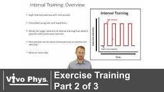 Exercise Training Part 2 of 3 - Aerobic