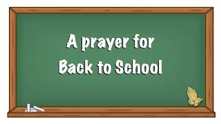A Prayer for Back to School of Traci Smith