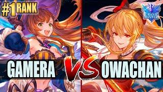 GBVSR  Gamera (Beatrix) vs Owachan (Vira)  High Level Gameplay