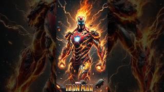 Iron man  vs Lava, Fire, Water, Electricity, and Earth | 4K Stunning Visuals.