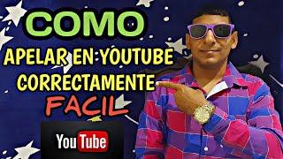 COMO RECUPERAR LA MONETIZACIÓN DE YOUTUBE|    APELAR LA MONETIZACION (SOLUCIONADO) paso a paso