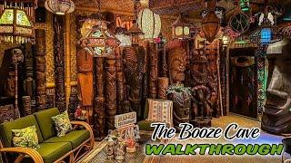 Home Tiki Bar Tour - THE BOOZE CAVE in Glendale, CA!