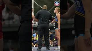 Texas Blue advances to the 16U Greco-Roman finals #WomensNatDuals