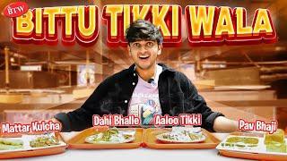 Trying Delhi's best ALOO TIKKI at Bittoo Tikki Wala