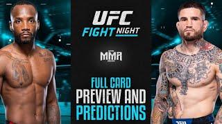 UFC Fight Night: Edwards vs. Brady Full Card Preview and Predictions