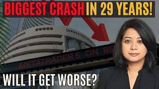 Why is the Indian stock market falling continuously and will it fall further | Faye D'Souza