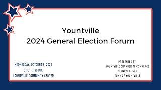 Yountville 2024 General Election Forum