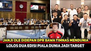 MENTAL SANG PREDATOR! Ole Romeny buat satu ruangan DPR terkesima~Target lolos Piala Dunia menggema