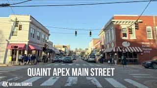 Drive Through Historic Salem Street in Apex, NC, Named One of Best Towns in America