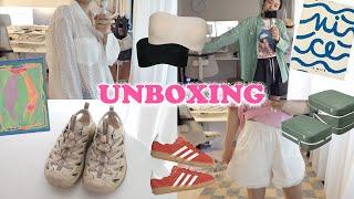 Unboxing️ 언박싱에 브이로그 슬쩍 | 여름쇼핑 HAUL 유행템 악세서리  | 내돈내산 | 베리시 호카 아디다스 귀걸이 콜드프레임 KIJUN 러그