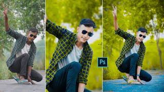 Photoshop Skin Retouching and Background Color Grading Secret | Photoshop Photo Editing