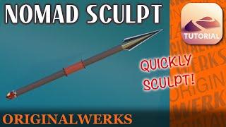 Nomad Sculpt Tutorial: Spear