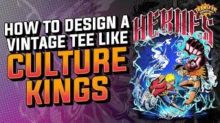 How to Make Vintage Tees Like CULTURE KINGS | Transfer Superstars